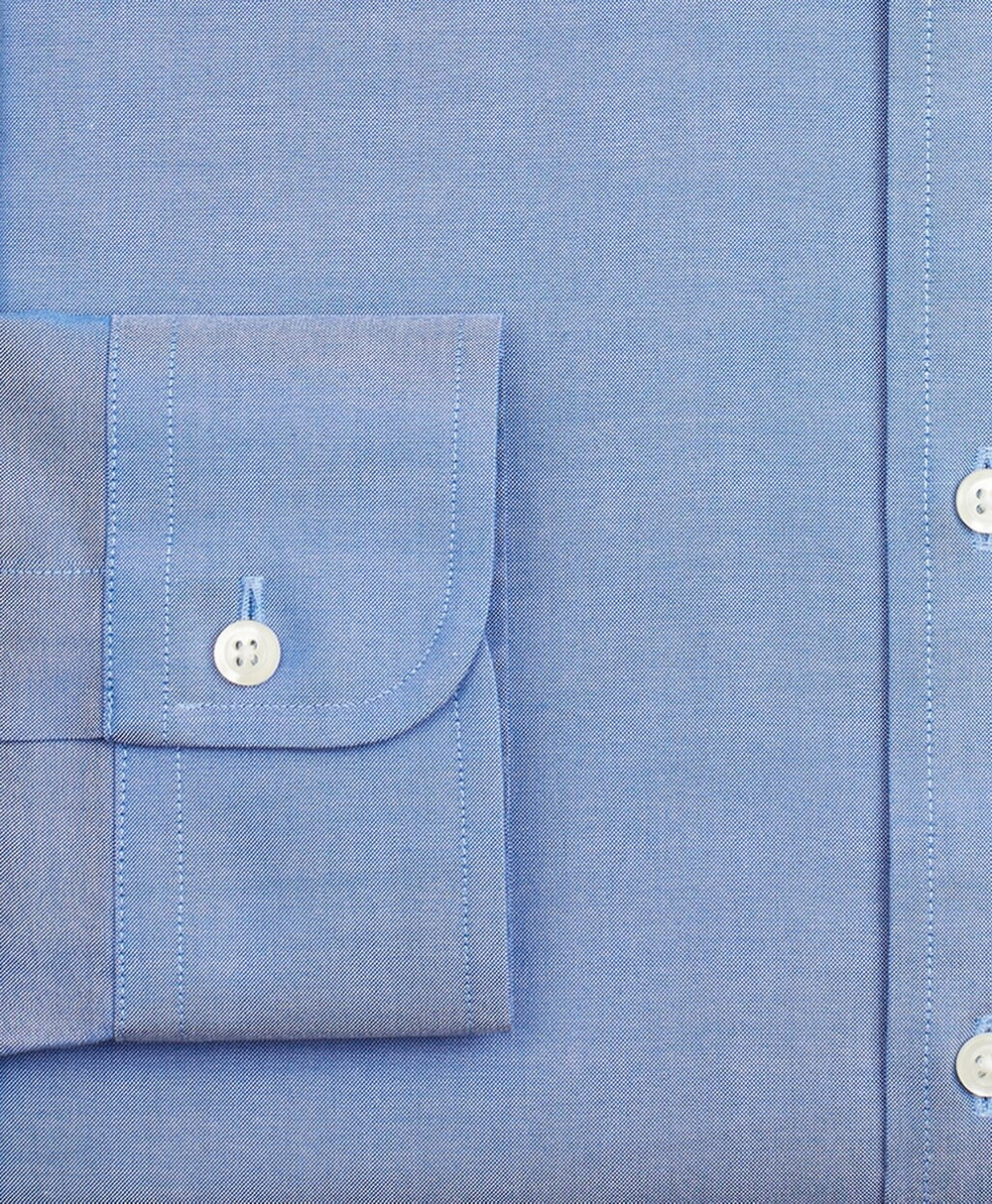 Stretch Madison Classic-Fit Dress Shirt, Non-Iron Pinpoint Button-Down Collar