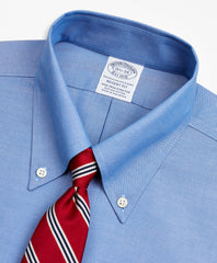 Stretch Regent Fitted Dress Shirt, Non-Iron Pinpoint Button-Down Collar