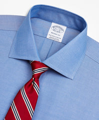 Stretch Regent Fitted Dress Shirt, Non-Iron Pinpoint English Collar