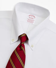 Stretch Madison Classic-Fit Dress Shirt, Non-Iron Pinpoint Short-Sleeve