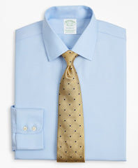 Stretch Milano Slim-Fit Dress Shirt, Non-Iron Twill Ainsley Collar
