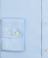 Stretch Milano Slim-Fit Dress Shirt, Non-Iron Twill English Collar