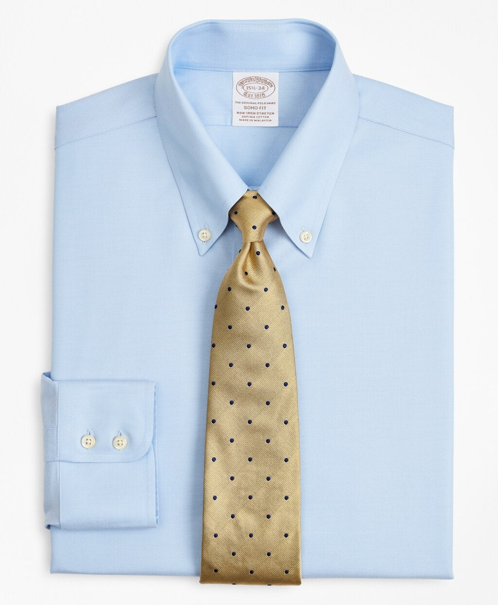 Stretch Soho Extra-Slim-Fit Dress Shirt, Non-Iron Twill Button-Down Collar