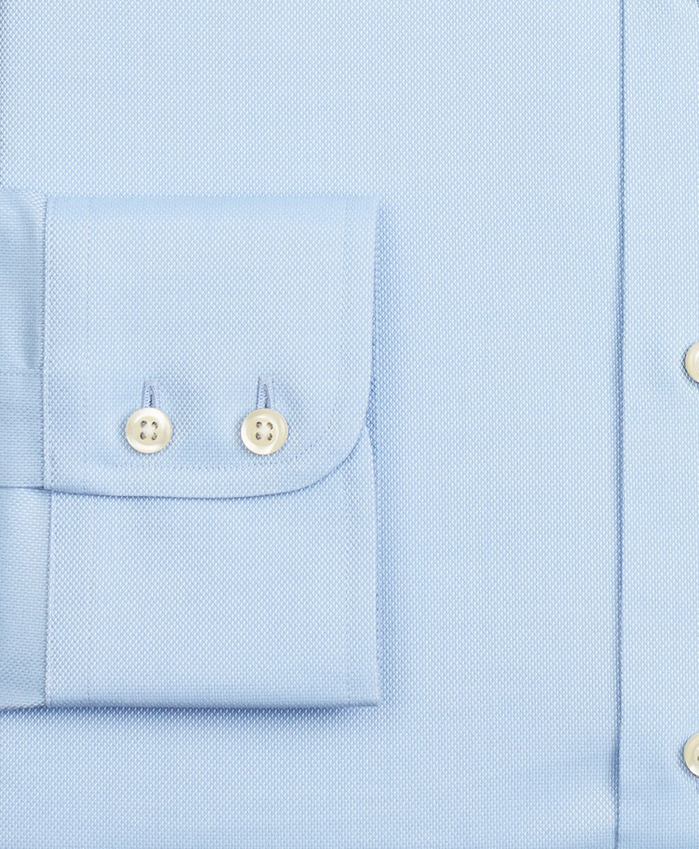 Stretch Regent Fitted Dress Shirt, Non-Iron Royal Oxford Ainsley Collar