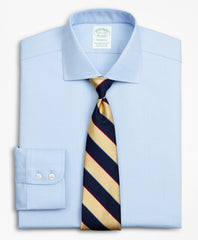 Stretch Milano Slim-Fit Dress Shirt, Non-Iron Royal Oxford English Collar