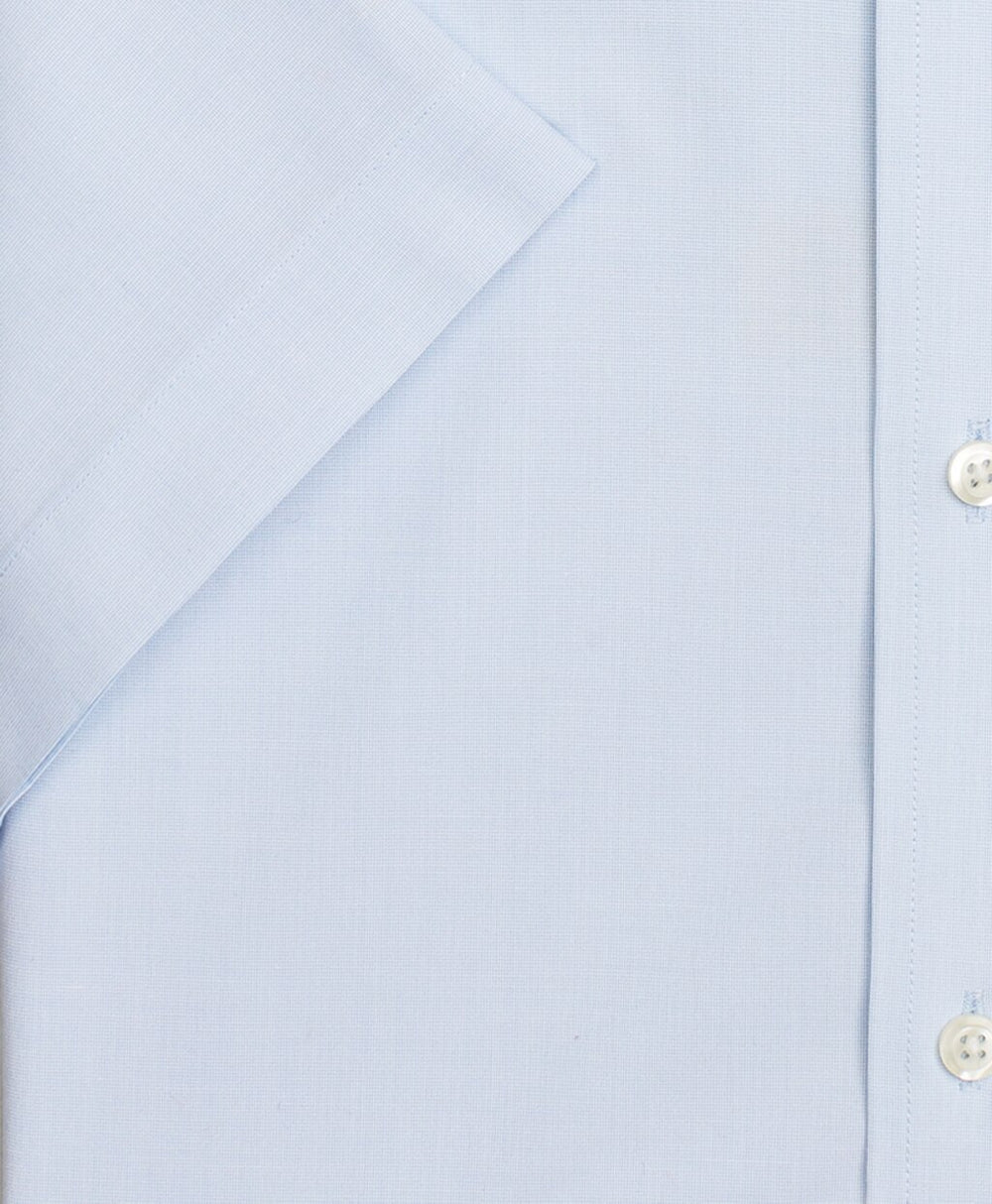 Stretch Soho Extra-Slim-Fit Dress Shirt, Non-Iron Poplin End-on-End Short-Sleeve