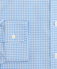 Stretch Madison Classic-Fit Dress Shirt, Non-Iron Poplin Button-Down Collar Gingham