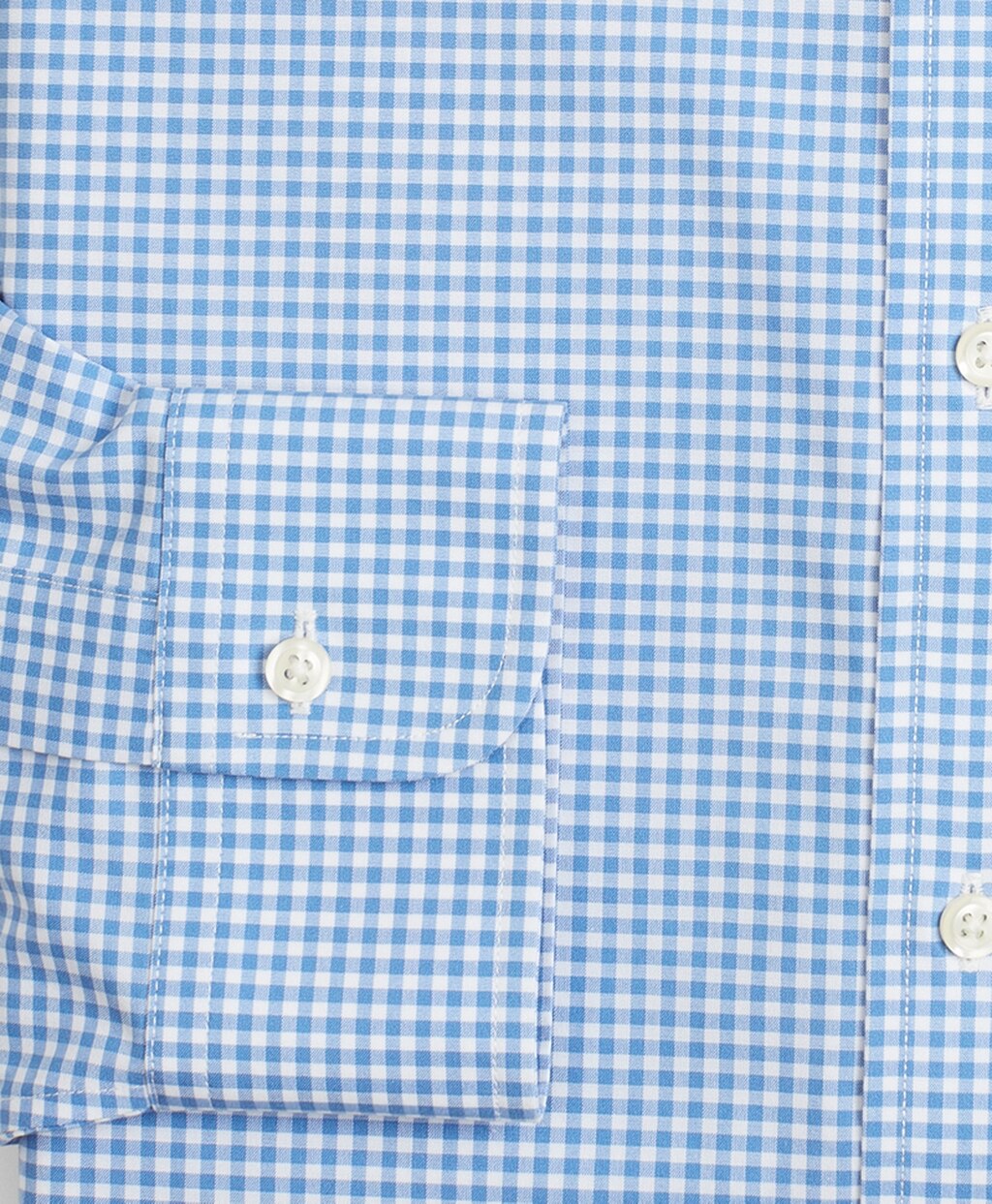 Stretch Milano Slim-Fit Dress Shirt, Non-Iron Poplin Ainsley Collar Gingham