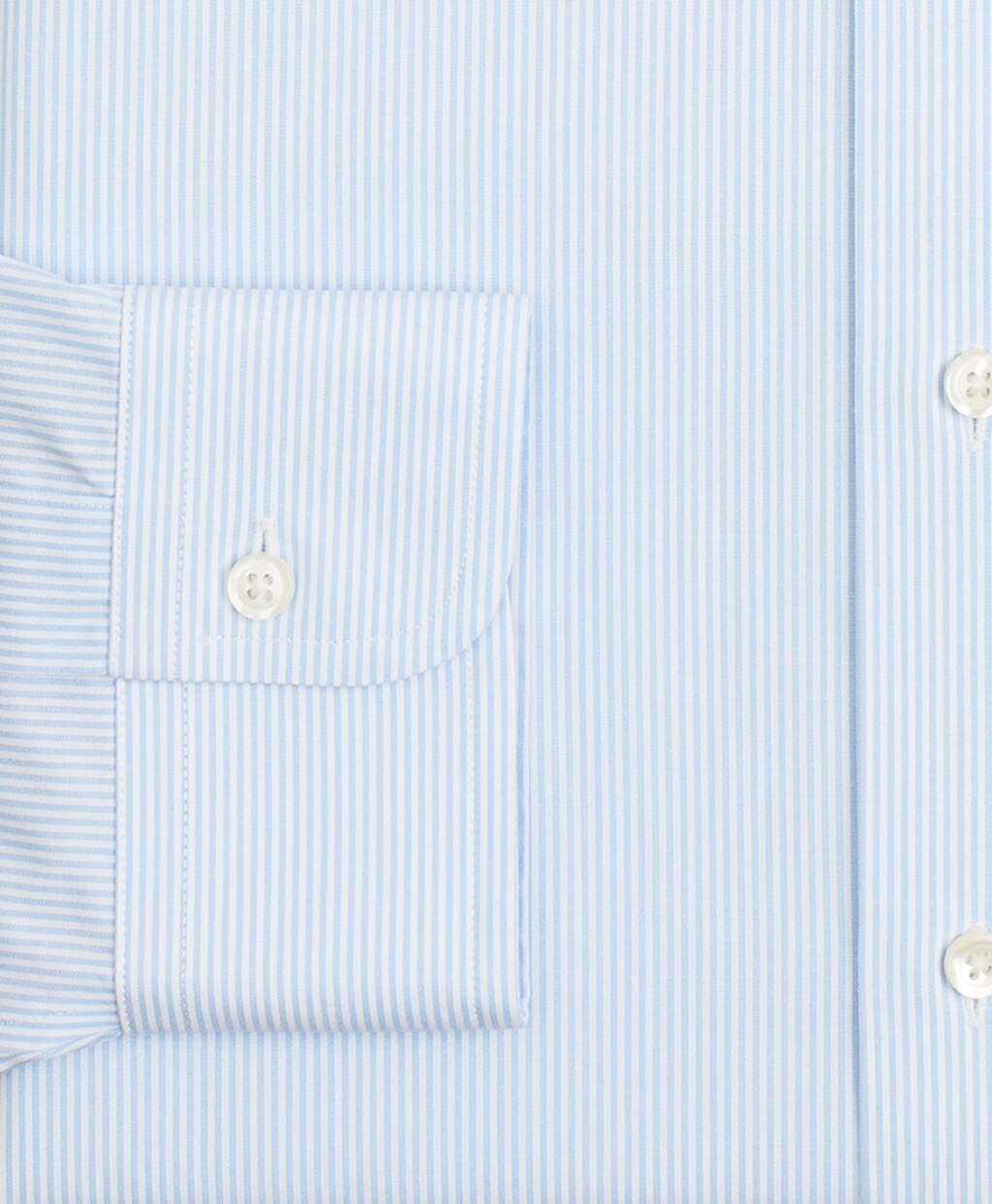 Stretch Madison Classic-Fit Dress Shirt, Non-Iron Poplin Button-Down Collar Fine Stripe