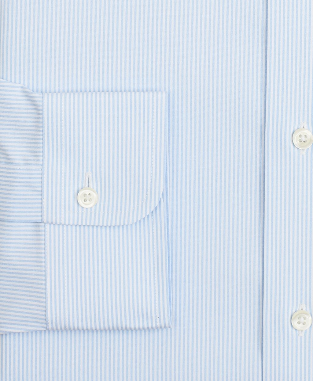 Stretch Madison Classic-Fit Dress Shirt, Non-Iron Poplin English Collar Fine Stripe
