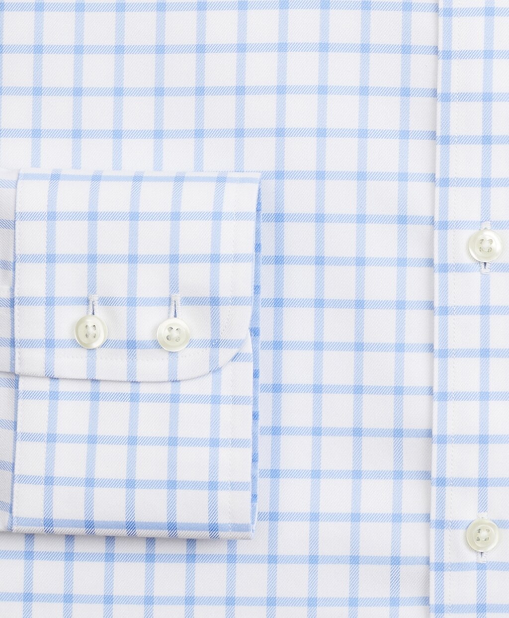 Stretch Regent Fitted Dress Shirt, Non-Iron Twill Ainsley Collar Grid Check