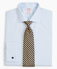 Stretch Madison Classic-Fit Dress Shirt, Non-Iron Twill English Collar French Cuff Micro-Check