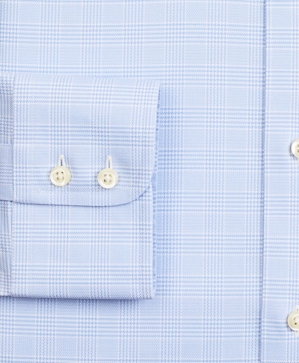 Stretch Milano Slim-Fit Dress Shirt, Non-Iron Royal Oxford Ainsley Collar Glen Plaid
