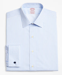 Stretch Madison Classic-Fit Dress Shirt, Non-Iron Twill Ainsley Collar French Cuff  Bold Stripe