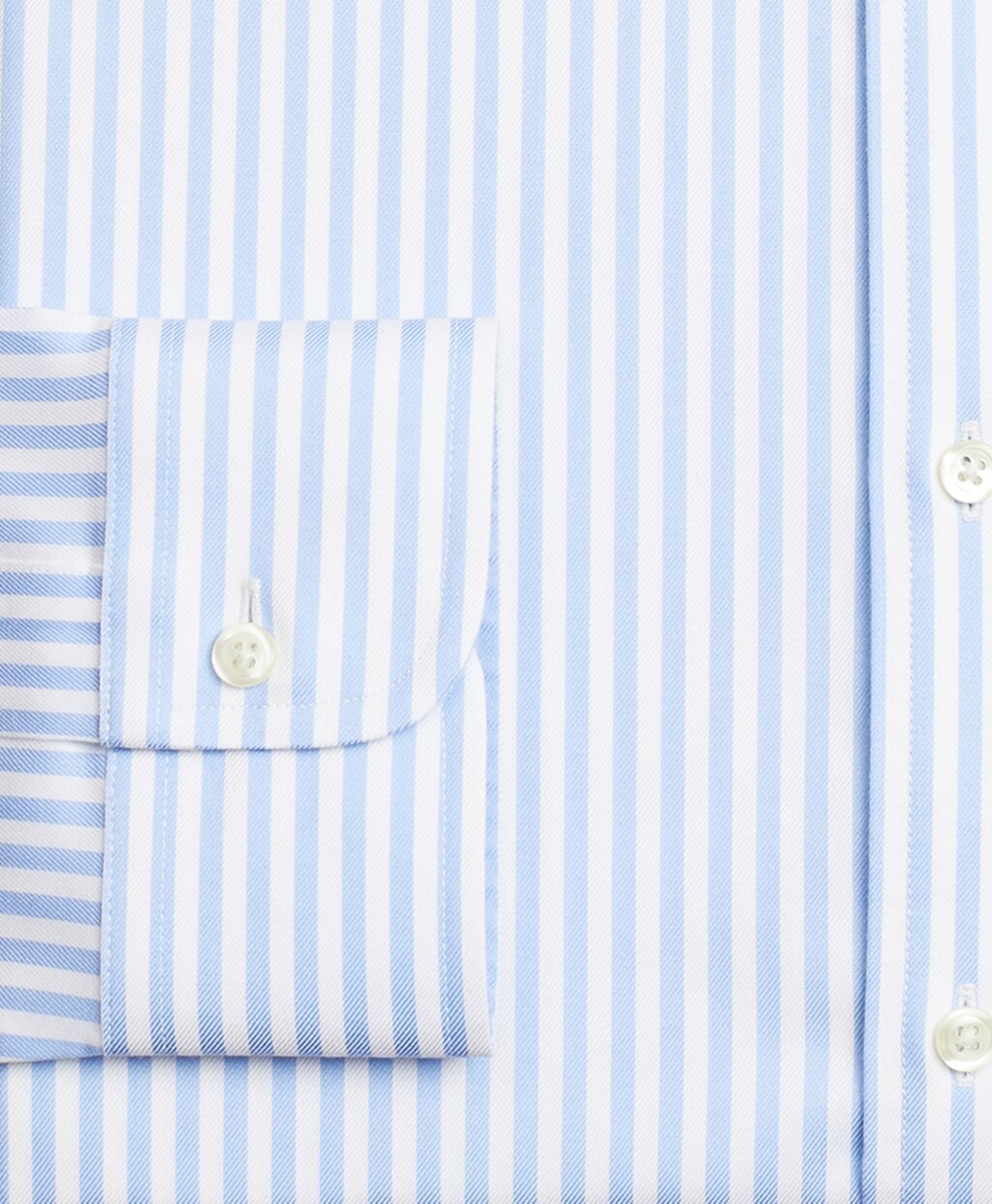 Stretch Milano Slim-Fit Dress Shirt, Non-Iron Twill Button-Down Collar Bold Stripe