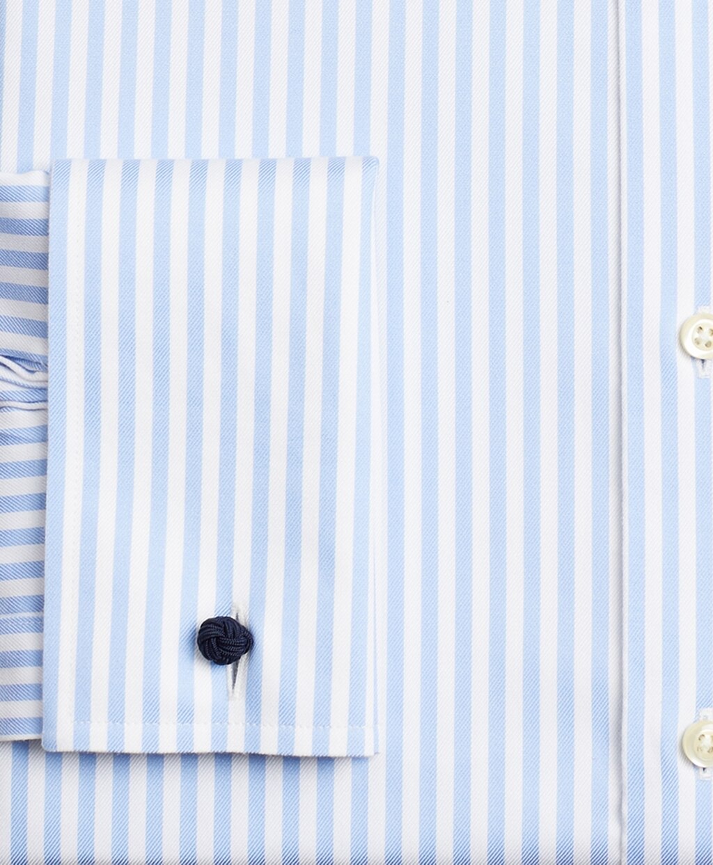 Stretch Soho Extra-Slim-Fit Dress Shirt, Non-Iron Twill Ainsley Collar French Cuff Bold Stripe