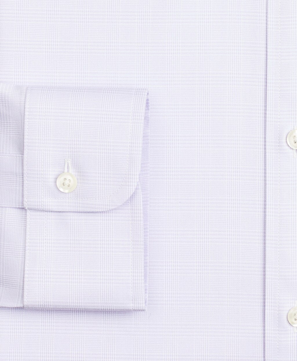 Madison Classic-Fit Dress Shirt, Performance Non-Iron with COOLMAX®, Button-Down Collar Twill Check