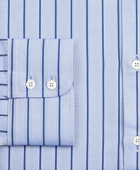 Luxury Collection Milano Slim-Fit Dress Shirt, Franklin Spread Collar Herringbone Stripe