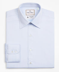 Luxury Collection Milano Slim-Fit Dress Shirt, Franklin Spread Collar Herringbone