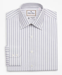 Luxury Collection Madison Classic-Fit Dress Shirt, Franklin Spread Collar Micro-Outline Stripe