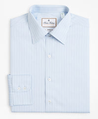 Luxury Collection Milano Slim-Fit Dress Shirt, Franklin Spread Collar Textured Stripe