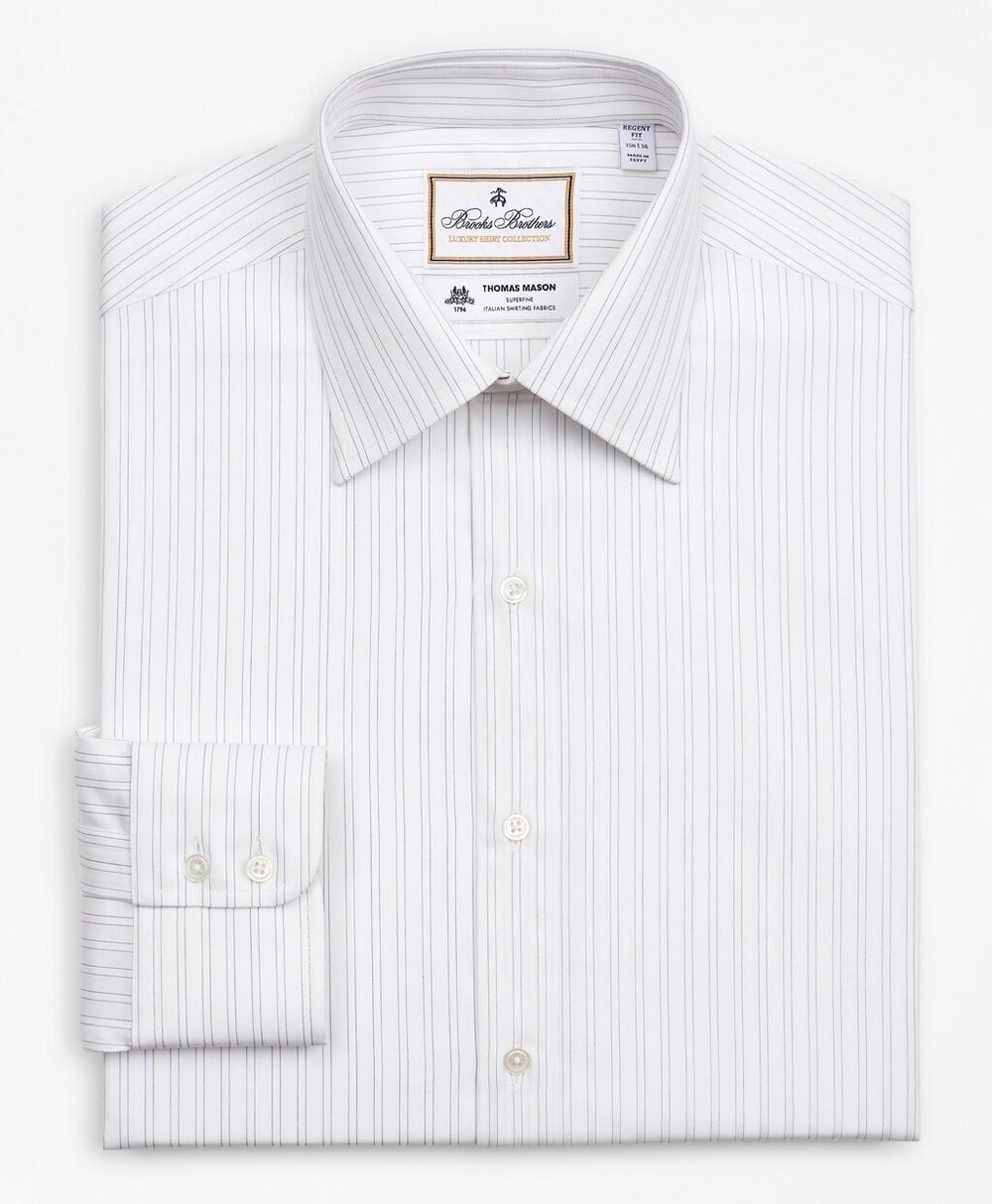 Luxury Collection Regent Fitted Dress Shirt, Franklin Spread Collar Stripe