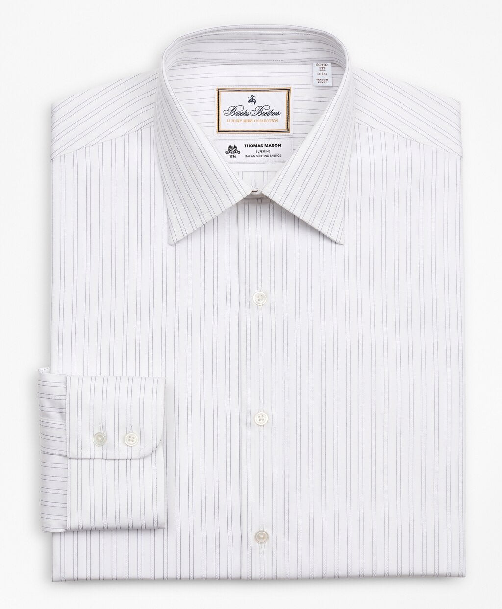 Luxury Collection Soho Extra-Slim-Fit Dress Shirt, Franklin Spread Collar Stripe