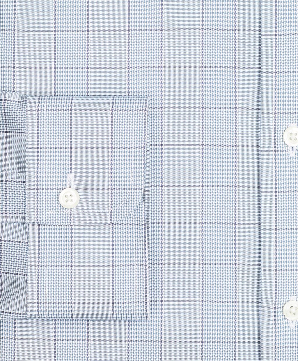 Stretch Soho Extra-Slim-Fit Dress Shirt, Non-Iron Pinpoint Button-Down Collar Glen Plaid