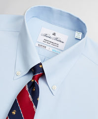 Milano Slim Fit Dress Shirt, Performance Non-Iron with COOLMAX®, Button-Down Collar Twill