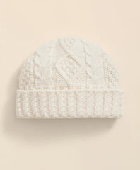 Merino Wool Aran Knit Hat