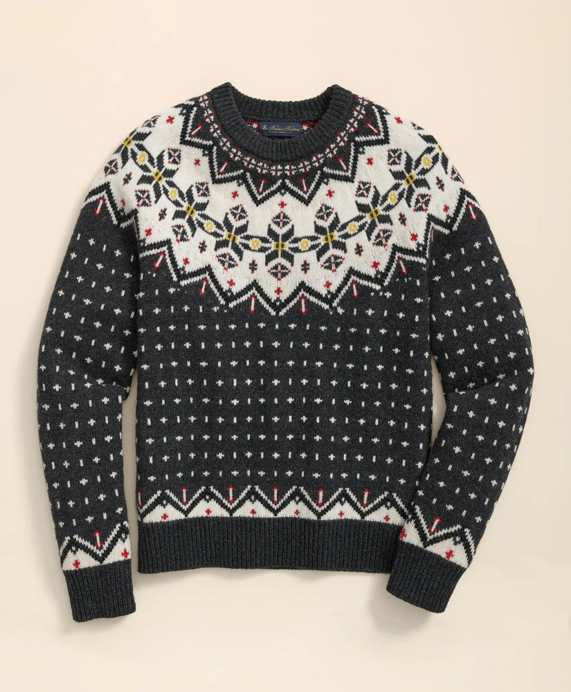 Merino Wool Archive Fair Isle Sweater