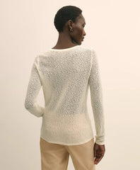 Merino Wool Lace Sweater