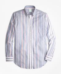 Milano Fit Oxford Bold Stripe Sport Shirt