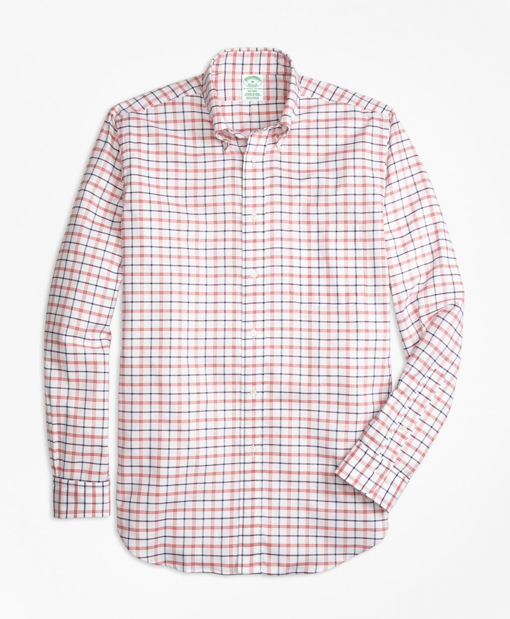 Milano Fit Oxford  Large Check Sport Shirt