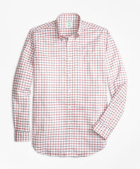 Milano Fit Oxford  Large Check Sport Shirt