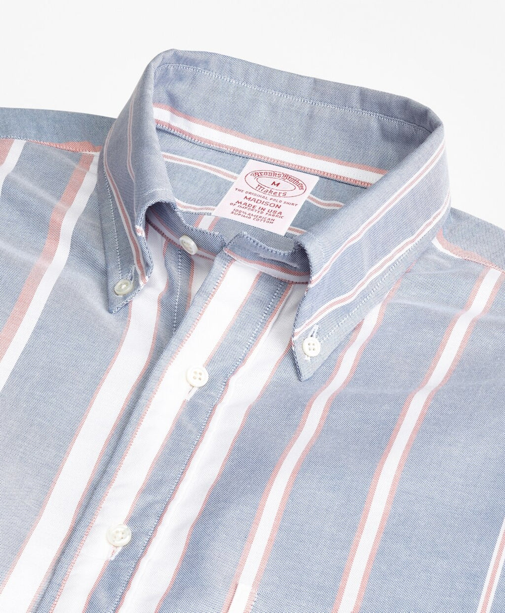 Madison Fit Oxford Bold Stripe Sport Shirt