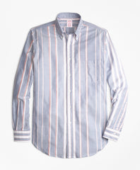 Madison Fit Oxford Bold Stripe Sport Shirt