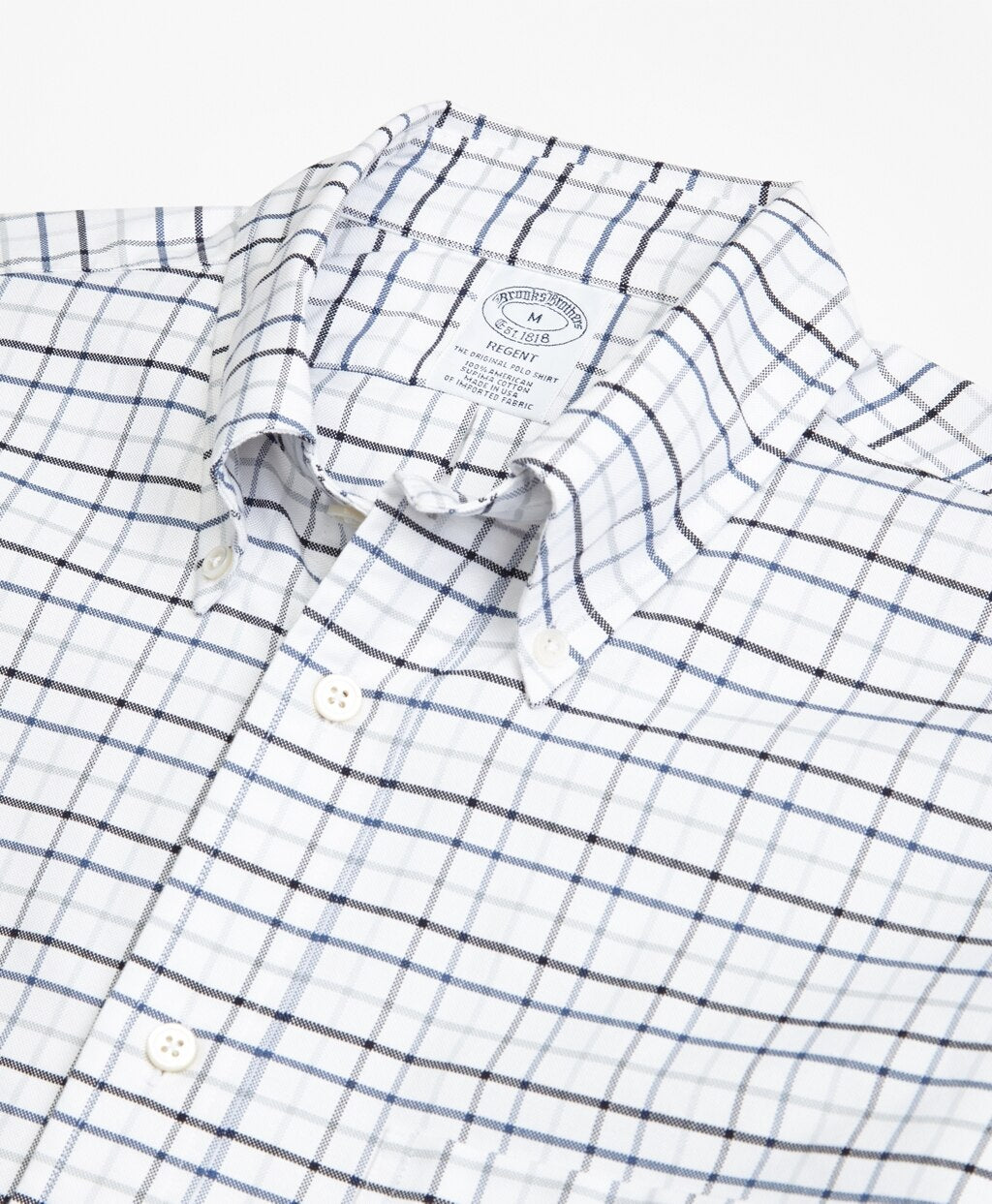 Regent Fit Oxford Multi-Check Sport Shirt
