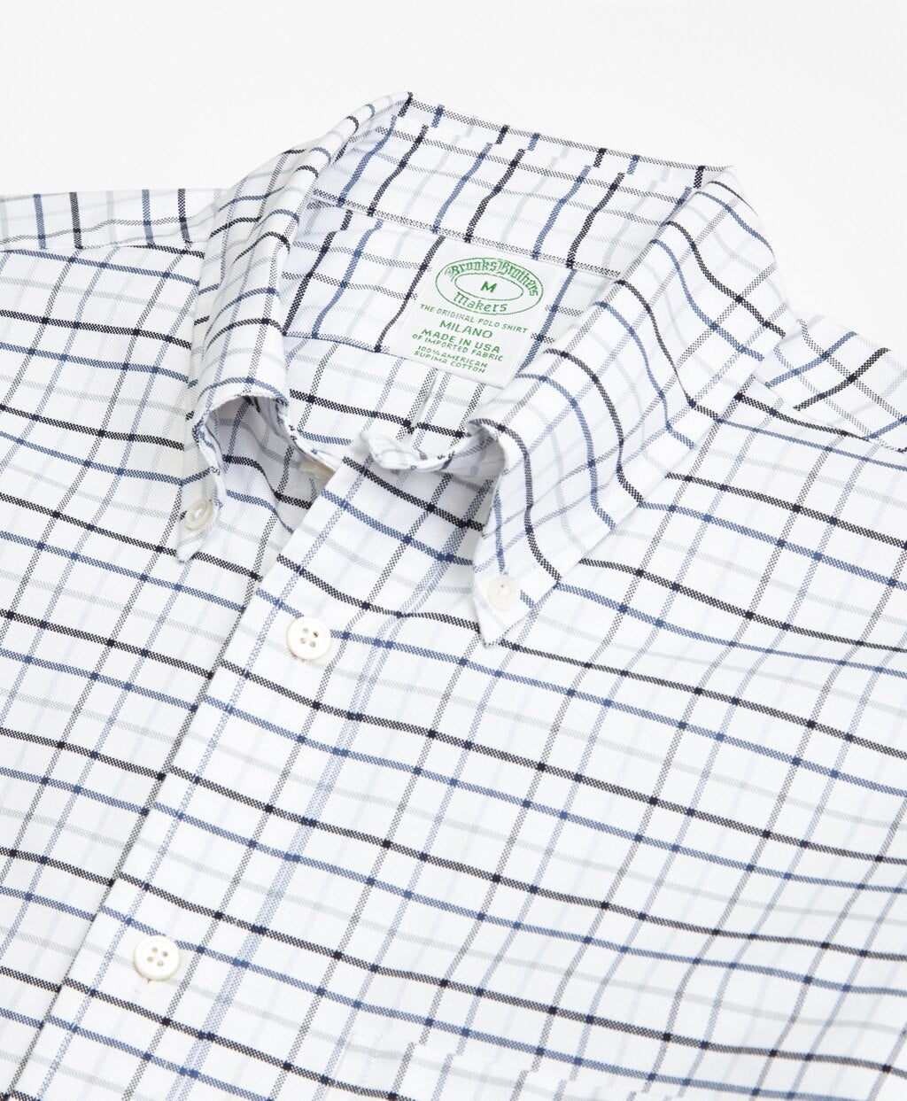 Milano Fit Oxford Multi-Check Sport Shirt