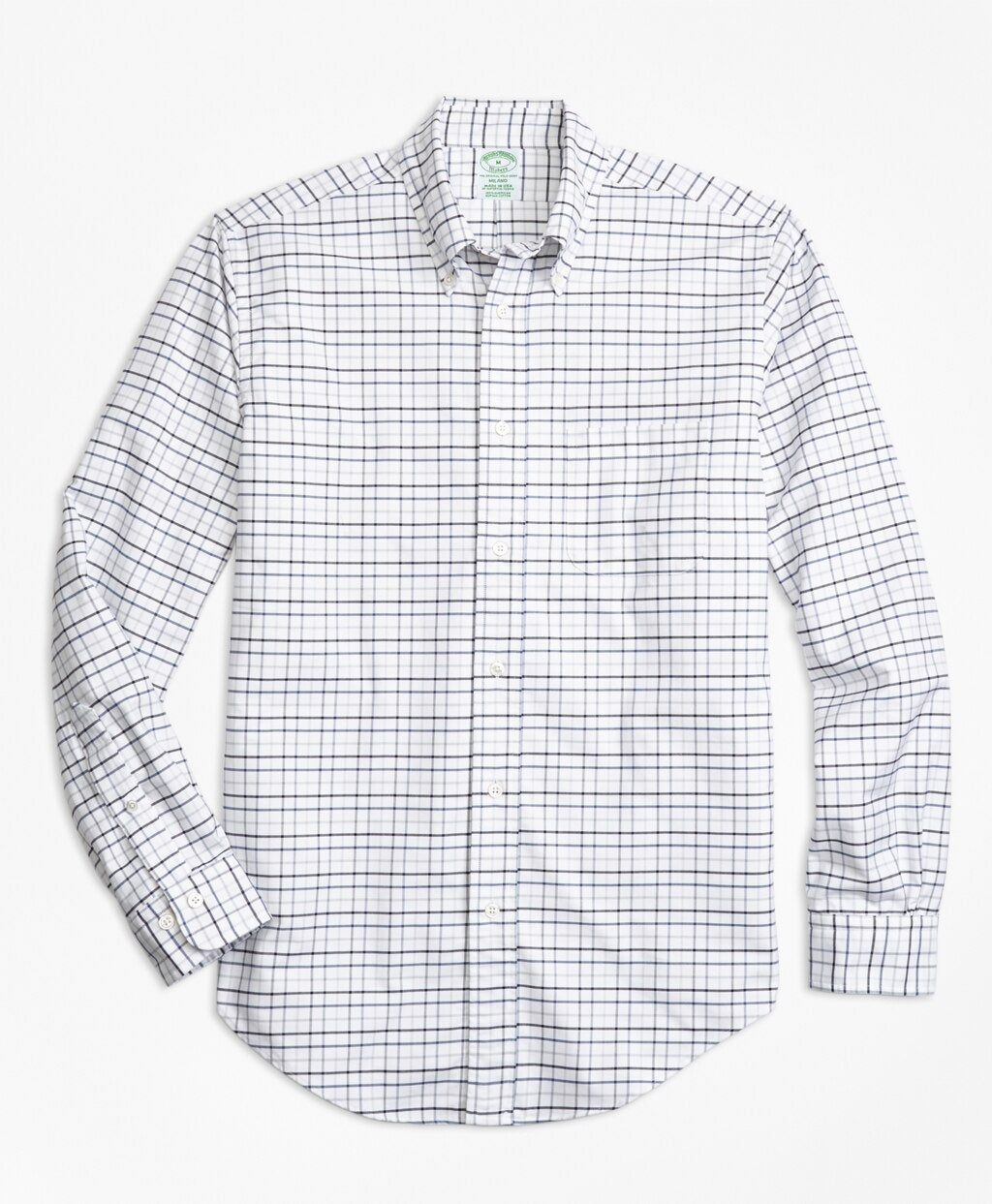 Milano Fit Oxford Multi-Check Sport Shirt