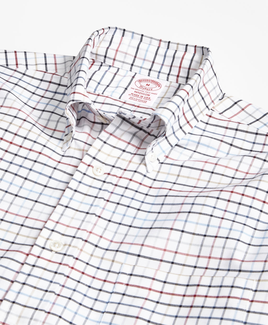 Madison Fit Oxford Multi-Check Sport Shirt