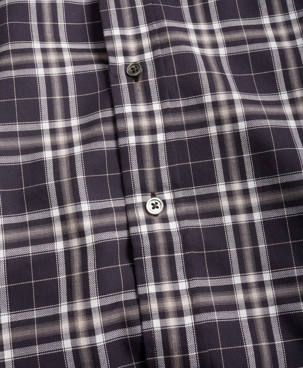 Golden Fleece® Regent Fit Black Plaid Flannel Sport Shirt