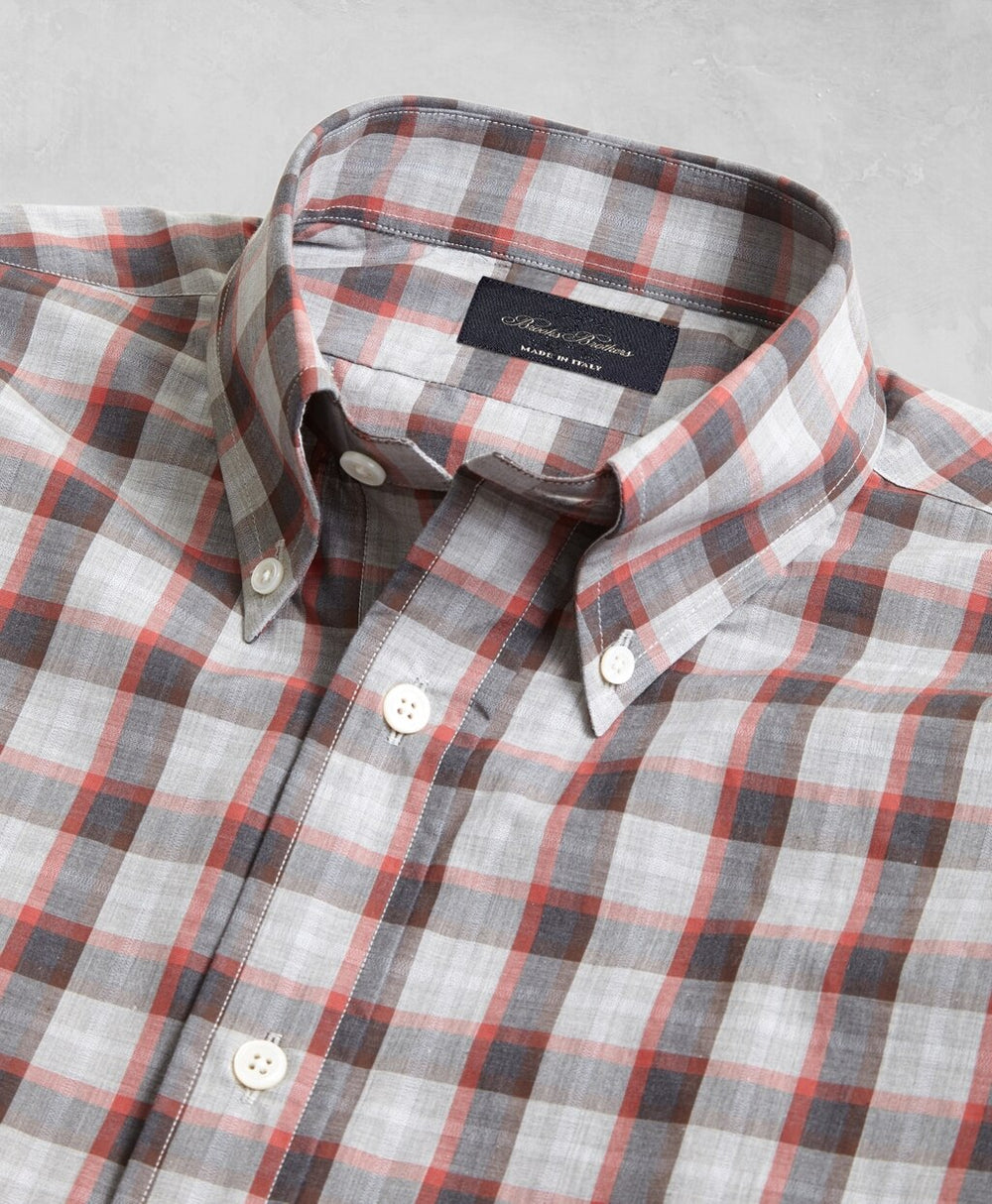 Golden Fleece® Regent Fit Multi-Plaid Flannel Sport Shirt