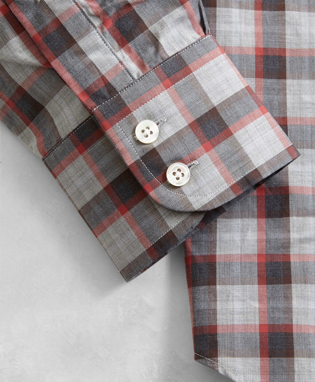 Golden Fleece® Regent Fit Multi-Plaid Flannel Sport Shirt