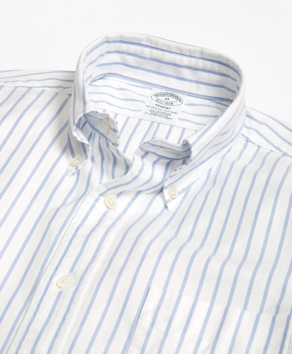 Regent Fit Oxford Small Stripe Sport Shirt