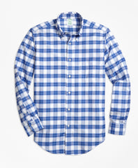 Milano Fit Oxford Plaid Sport Shirt