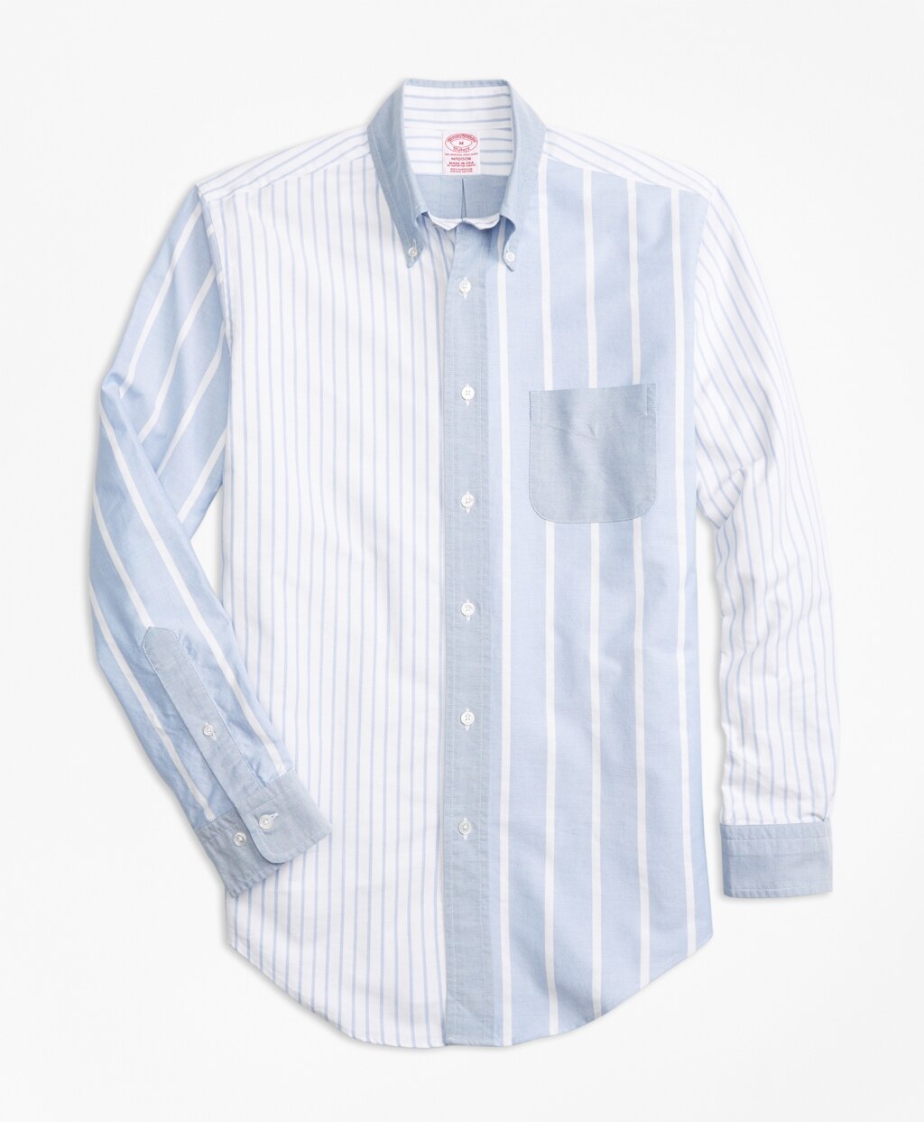 Madison Fit Oxford Fun Stripe Sport Shirt