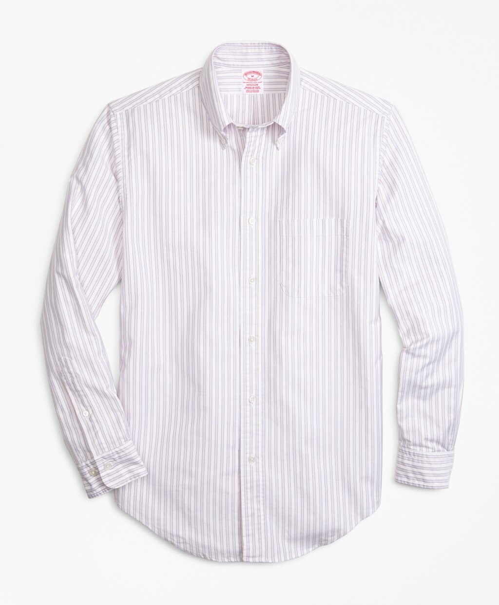 Madison Fit Oxford Outline Stripe Sport Shirt