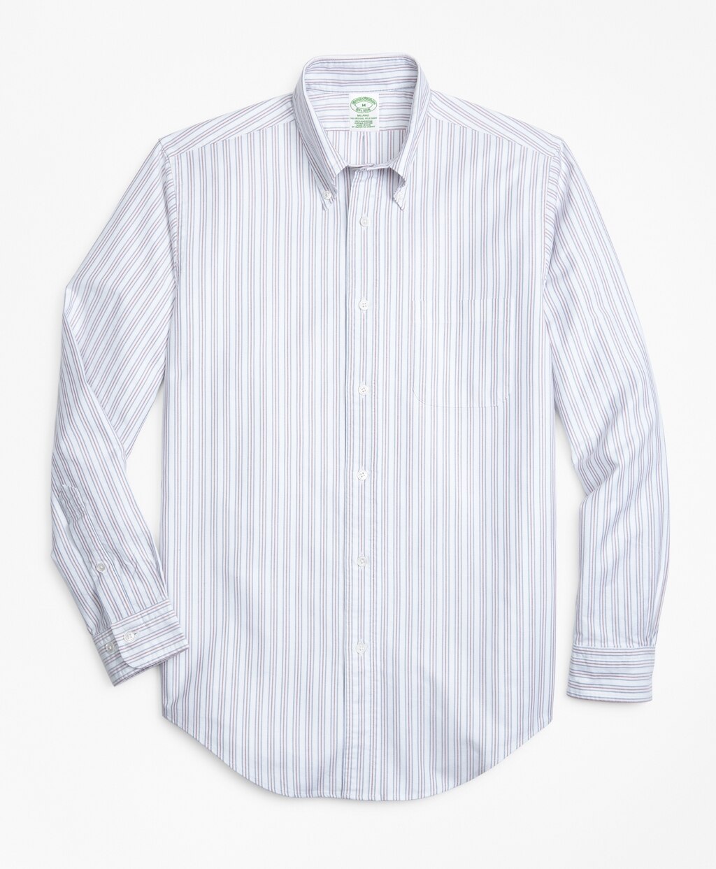 Milano Fit Oxford Double-Stripe Sport Shirt
