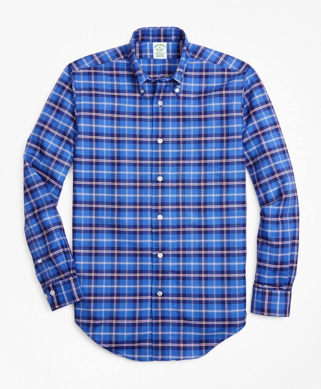 Milano Fit Oxford Plaid Sport Shirt